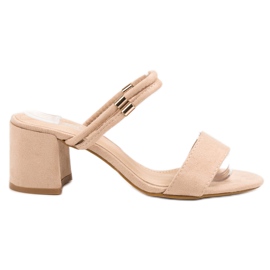 Fama Stylish Slippers brown