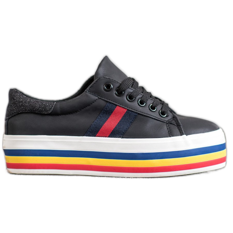 SHELOVET Sports Shoes On The Platform black multicolored