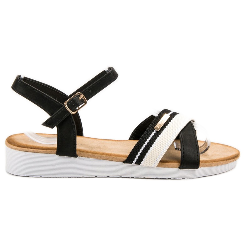 Bello Star Buckle fastening sandals black Bello Star Buckle fastening sandals black