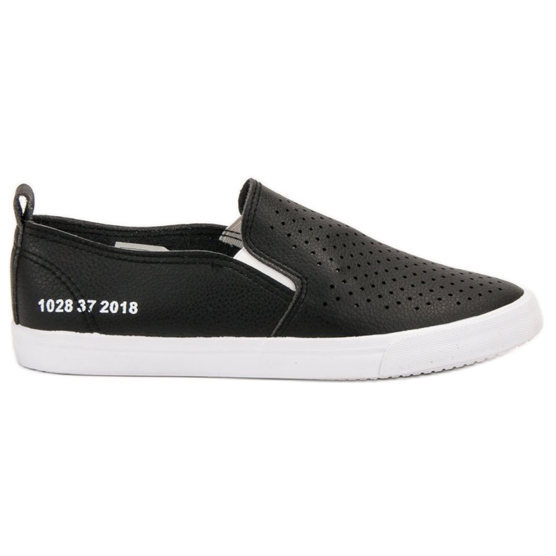 Mckeylor Openwork Slipons black