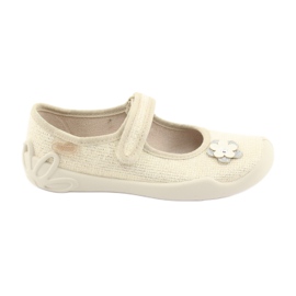 Befado children's shoes 114X288 beige golden