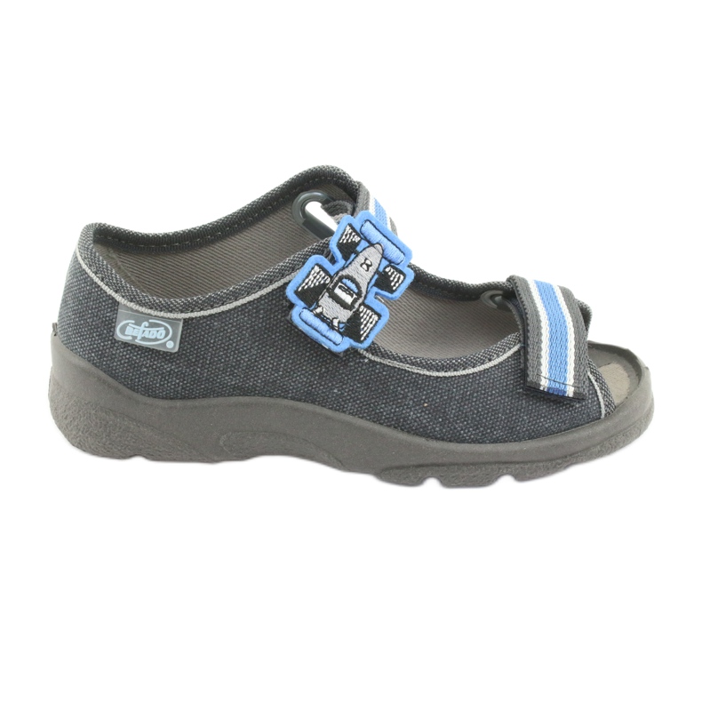 Befado children's shoes 969X127 blue grey