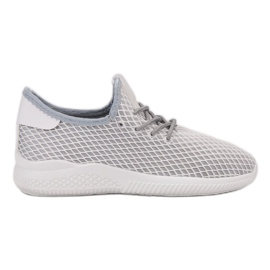 SHELOVET Sport Shoes With Mesh grey