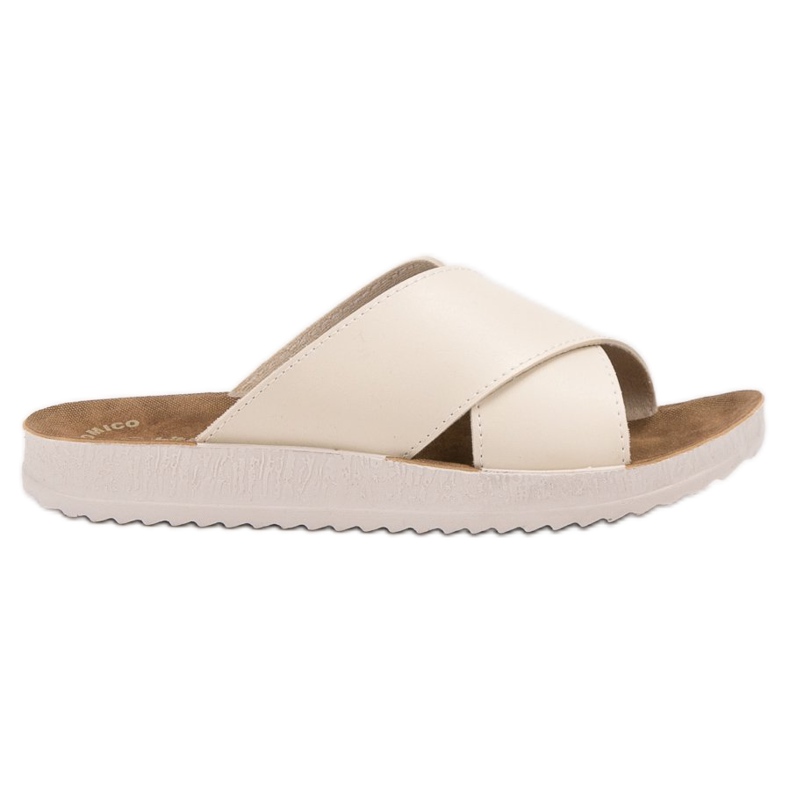 SHELOVET Eco Leather Slippers brown SHELOVET Eco Leather Slippers brown