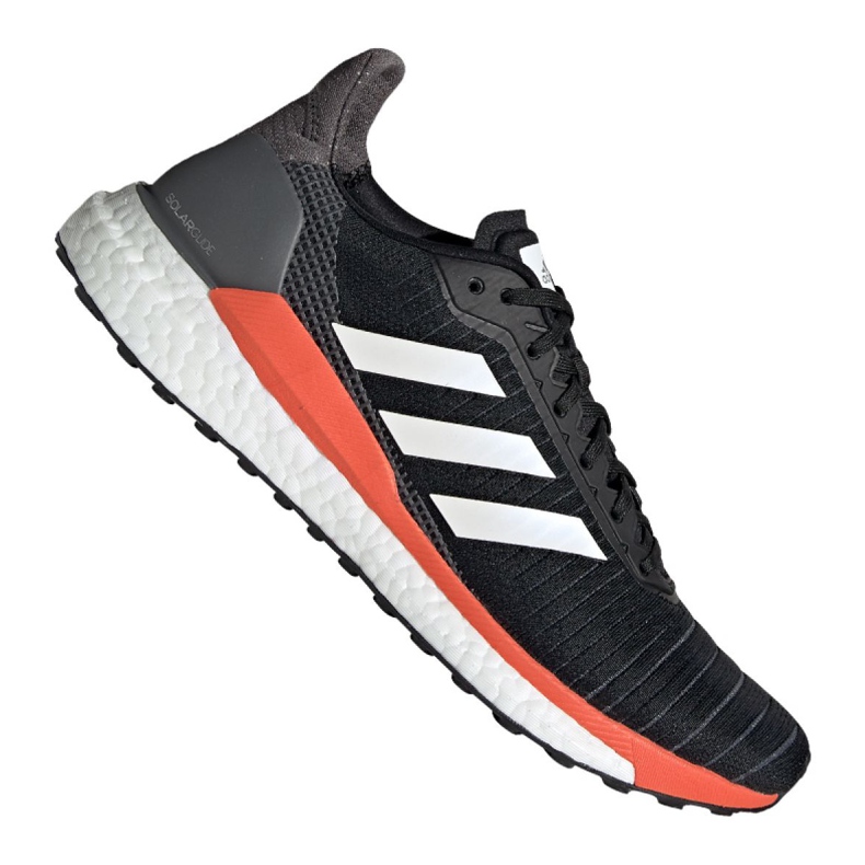 Running shoes adidas Solar Glide 19 M G28062 black grey