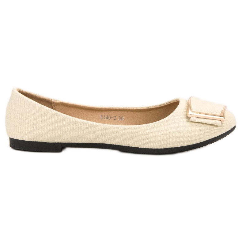 SHELOVET Stylish ballerinas brown SHELOVET Stylish ballerinas brown