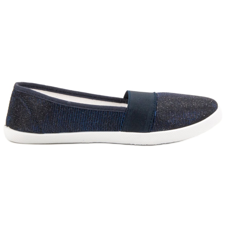 Renda Glitter Sneakers navy blue blue