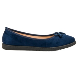 Comer Suede ballerinas blue