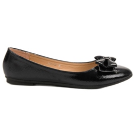 Comer Lacquered Ballerina With A Bow black Comer Lacquered Ballerina With A Bow black