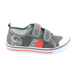 American Club gray jeans velcro sneakers white orange grey American Club gray jeans velcro sneakers white orange grey