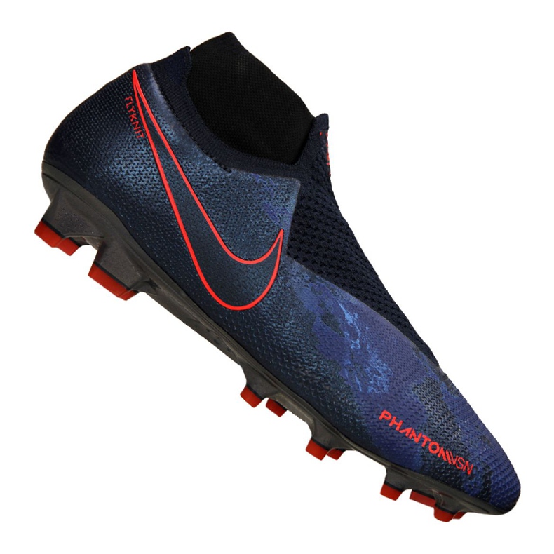Nike Phantom Vsn Elite Df Fg M AO3262-440 football shoes navy blue navy blue Nike Phantom Vsn Elite Df Fg M AO3262-440 football shoes navy blue navy blue