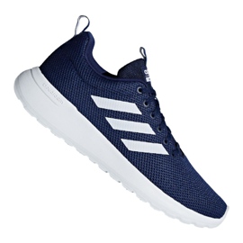 Running shoes adidas Lite Racer Cln M B96566 white navy blue Running shoes adidas Lite Racer Cln M B96566 white navy blue