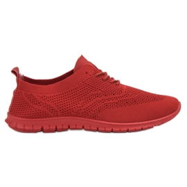 SHELOVET Textile Sport Shoes red SHELOVET Textile Sport Shoes red