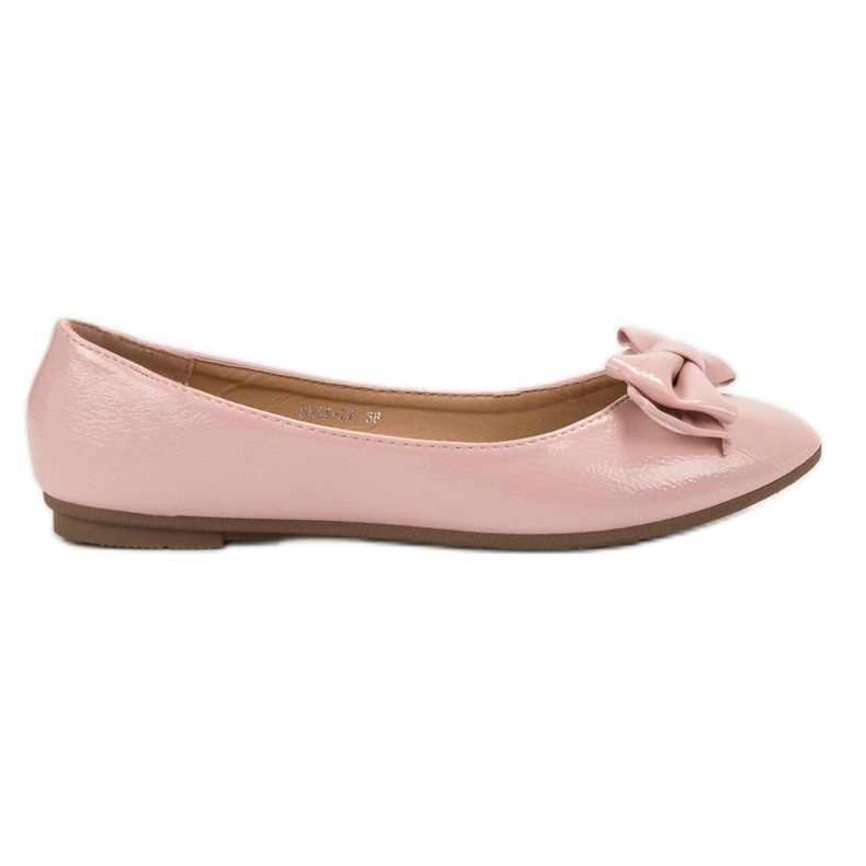 Comer Lacquered Ballerina With A Bow pink