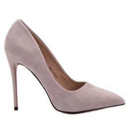 Jumex Suede heels purple