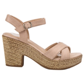 Queentina Sandals On A Bar brown Queentina Sandals On A Bar brown