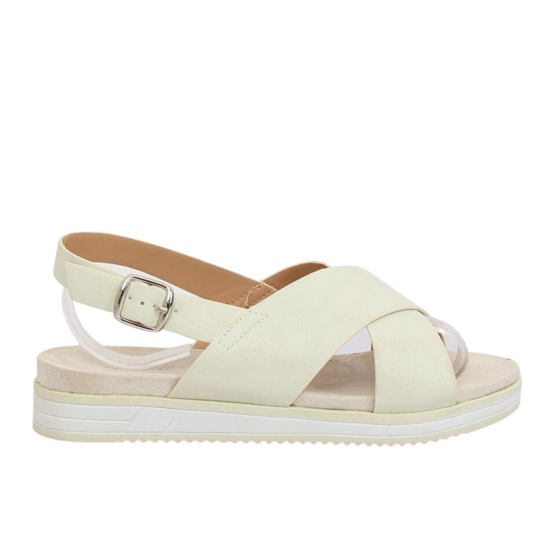 White women's sandals 1495 White