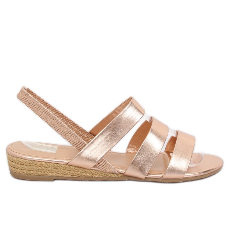 Champagne espadrilles sandals SM007 Champagne pink