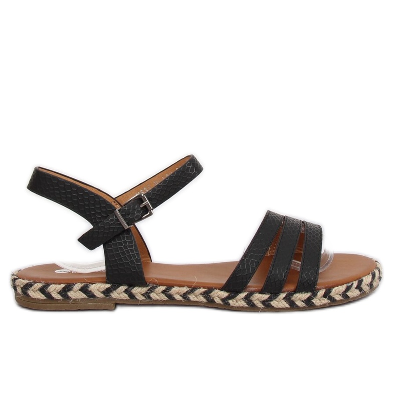 Black women's sandals M531 Black