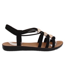 Black women's sandals FC19-Q33 Black