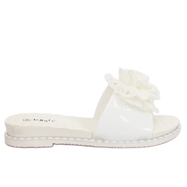 White 38822 White women's slippers White 38822 White women's slippers