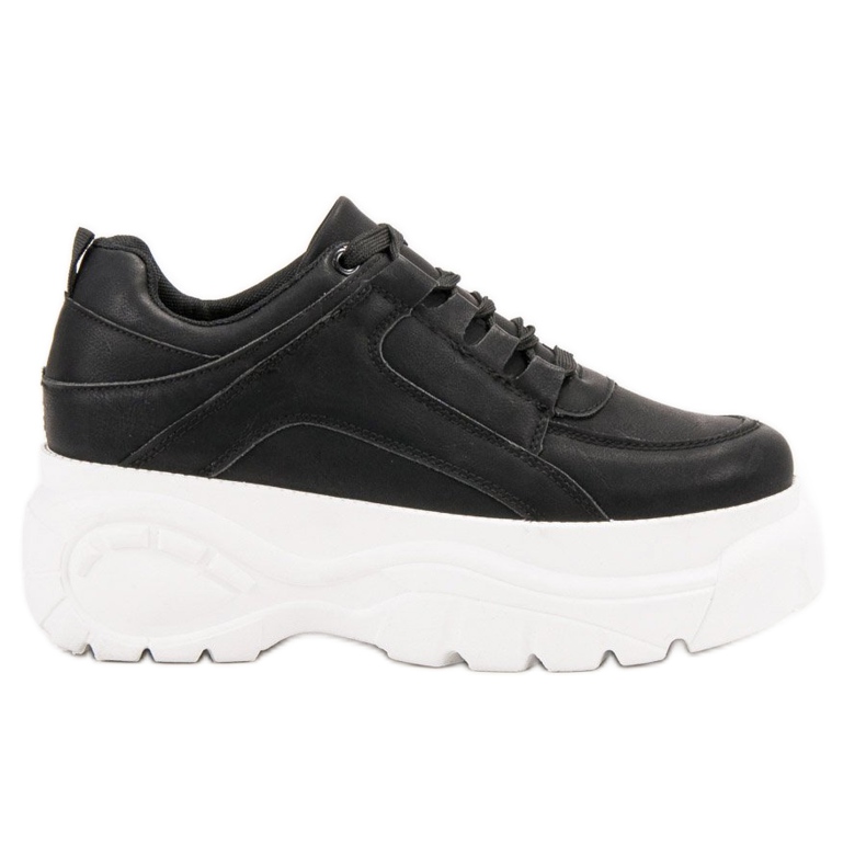 SHELOVET Tied Footwear On The Platform black