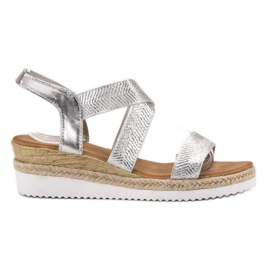 Bello Star Espadrilles Slip On Sandals grey