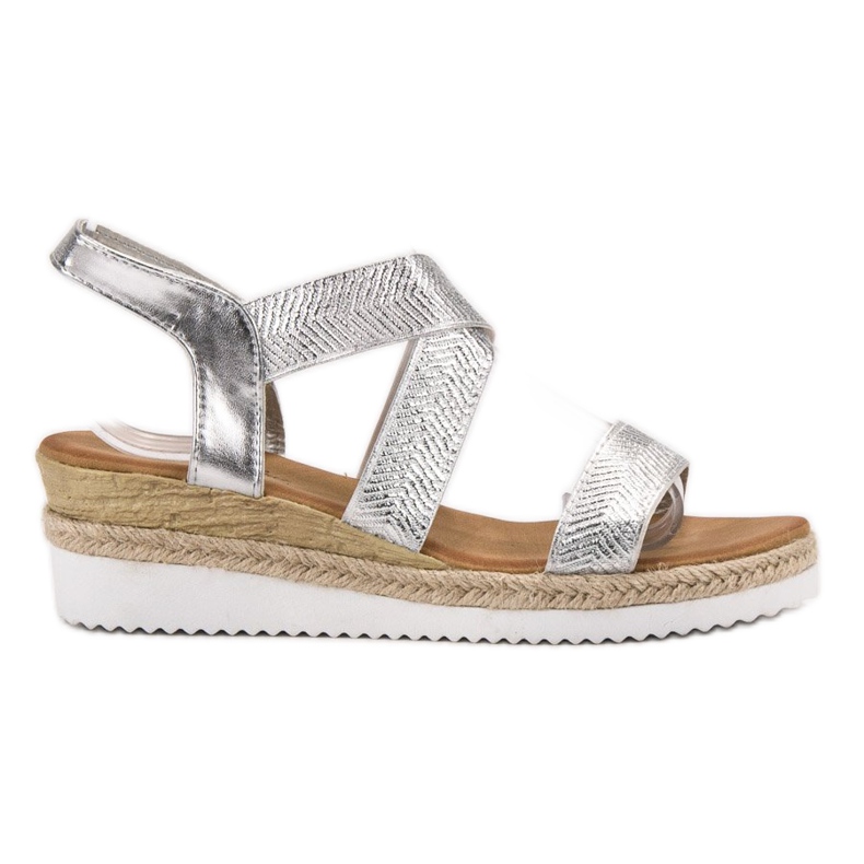 Bello Star Espadrilles Slip On Sandals grey