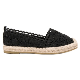 Seastar Lace Espadrilles black