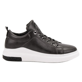 Weide Stylish Lace-Up Sneakers grey Weide Stylish Lace-Up Sneakers grey