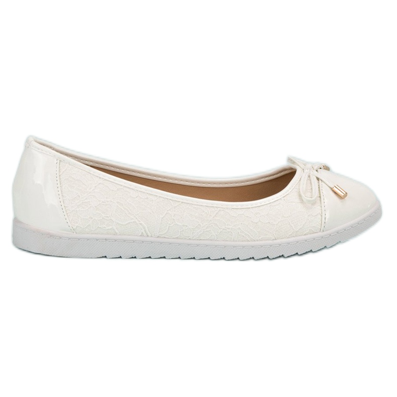 Super Me White ballerinas