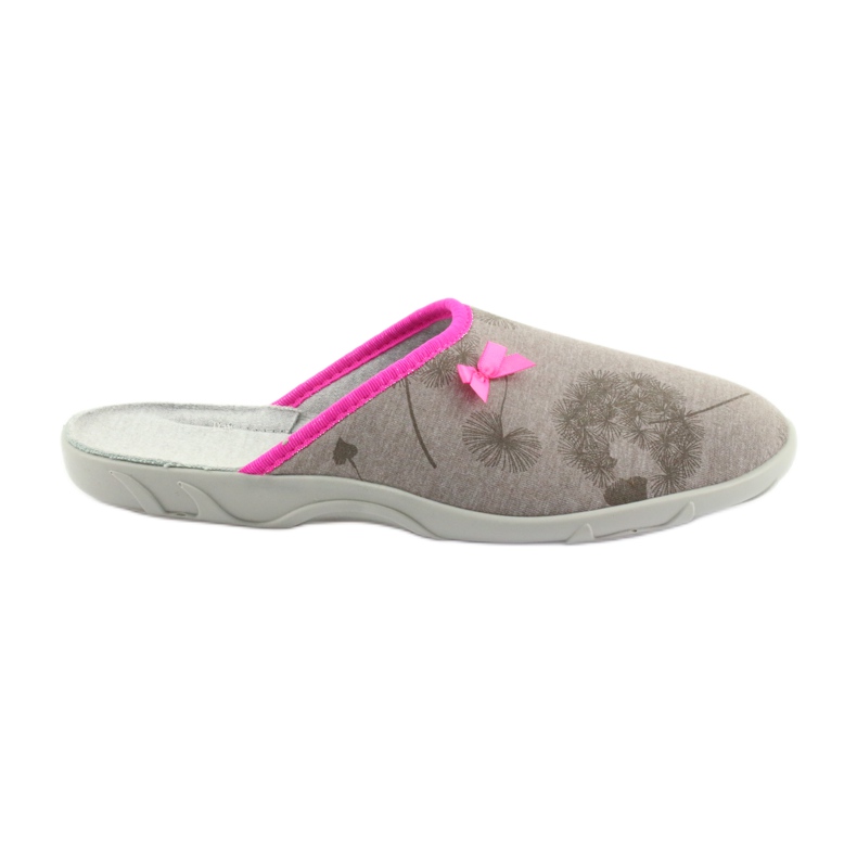 Befado 235d162 gray slippers pink grey