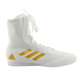 Adidas Box Hog Plus boxing shoes white