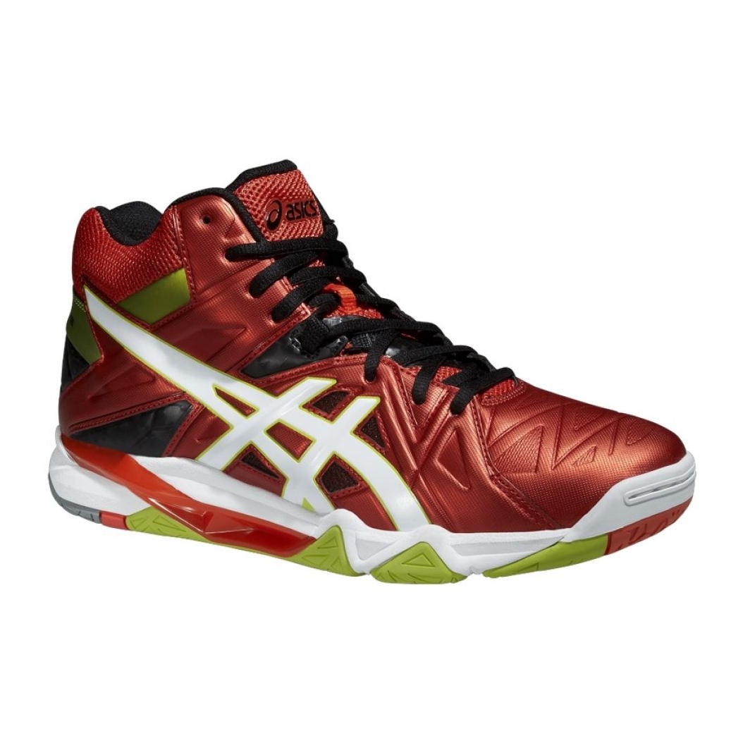 Asics Gel Cyber Sensei 6 Mt M B503Y 2101 volleyball shoes multicolored red