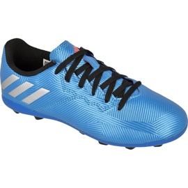 Adidas Messi 16 4 Fxg Jr S Football Boots Blue Blue Keeshoes