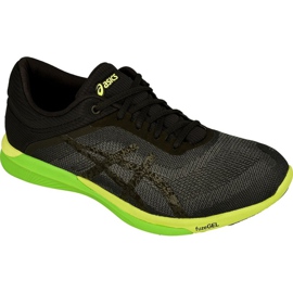 Asics fuzeX Rush M T718N-9790 running shoes black Asics fuzeX Rush M T718N-9790 running shoes black