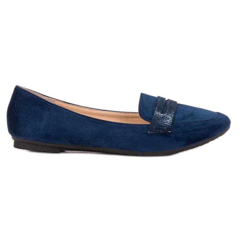 Comer Navy blue ballerinas