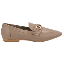Weide Fashionable women's loafers brown
