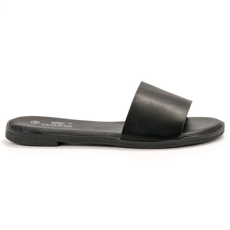 Clowse Classic Black Slippers