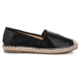 Tina&Co Slip-on Espadrilles With Eco Leather black