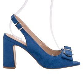 SHELOVET Sandals On A Bar blue