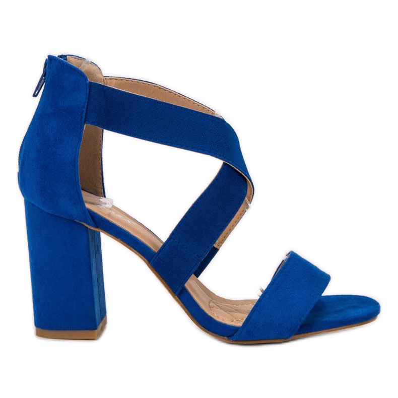 Cornflower Sandals On The VINCEZA Slider blue