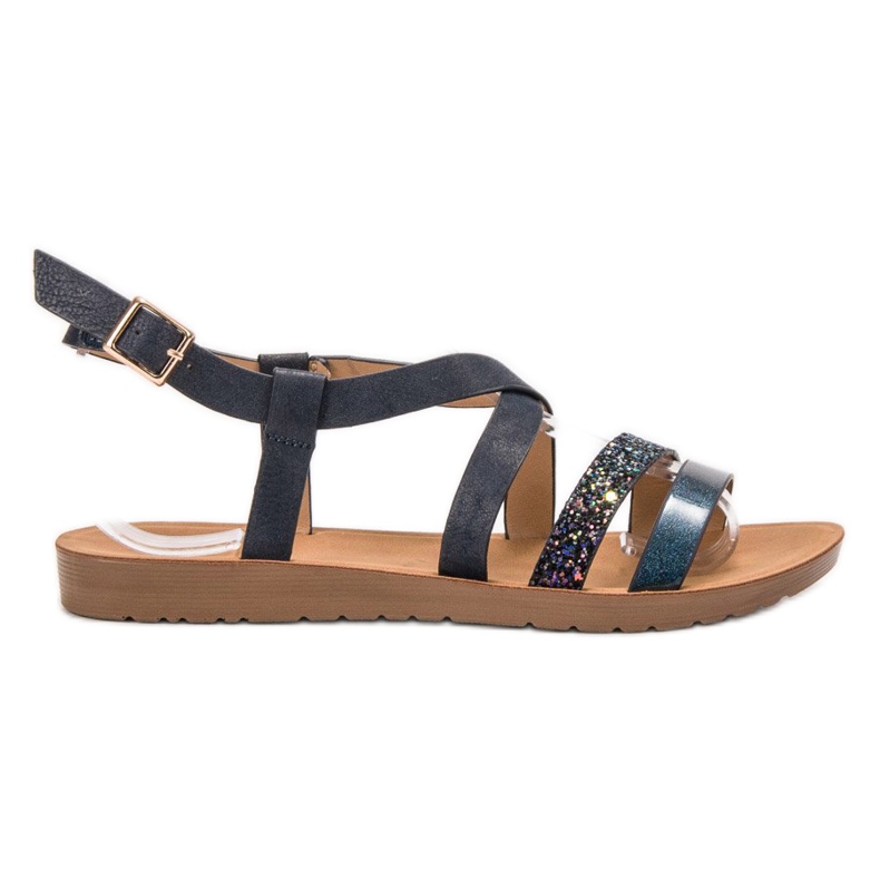 VINCEZA flat sandals blue