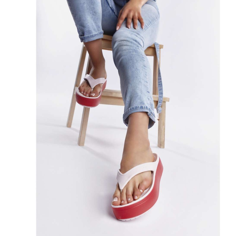 Crocs Crocband Platform Flip 6QB Barely Pink Pepper multicolored