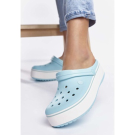 Crocs Crocband Platform Clog 4JE Ice Blue Ice Blue multicolored