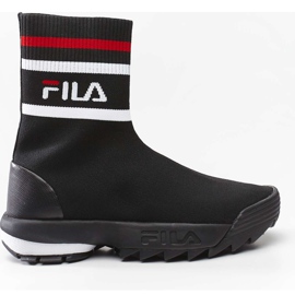 Fila Disruptor Logo Sockboot Wmn 12V Black Black Fila Disruptor Logo Sockboot Wmn 12V Black Black