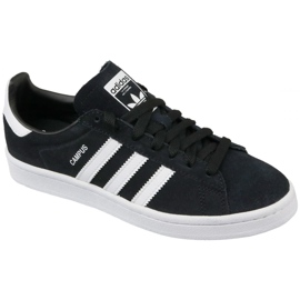 Black adidas Originals Campus Jr BY9580 shoes