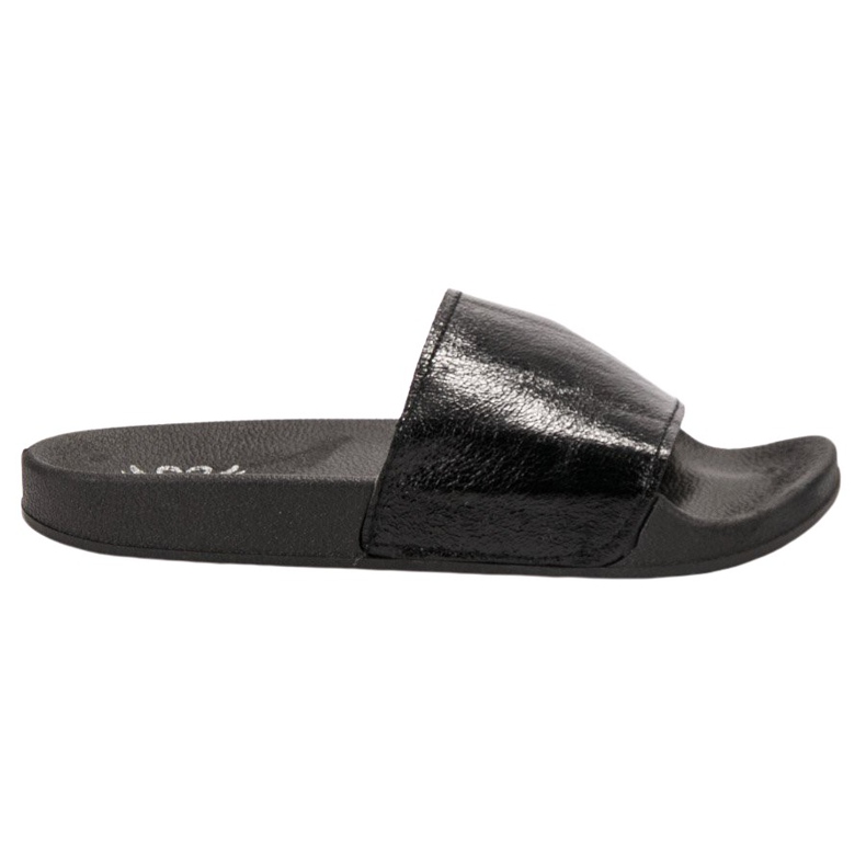 Small Swan Casual Women's Slippers black