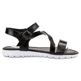 SHELOVET Buckle fastening sandals black