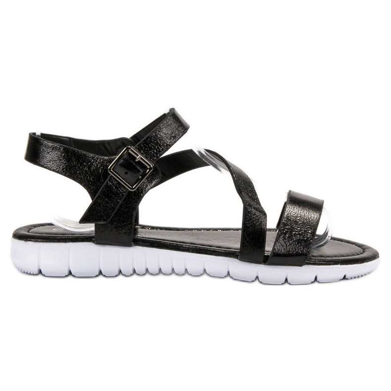 SHELOVET Buckle fastening sandals black